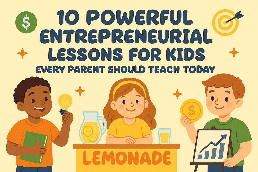 10 Powerful Entrepreneurial Lessons for Kids Every Parent Should Teach Today